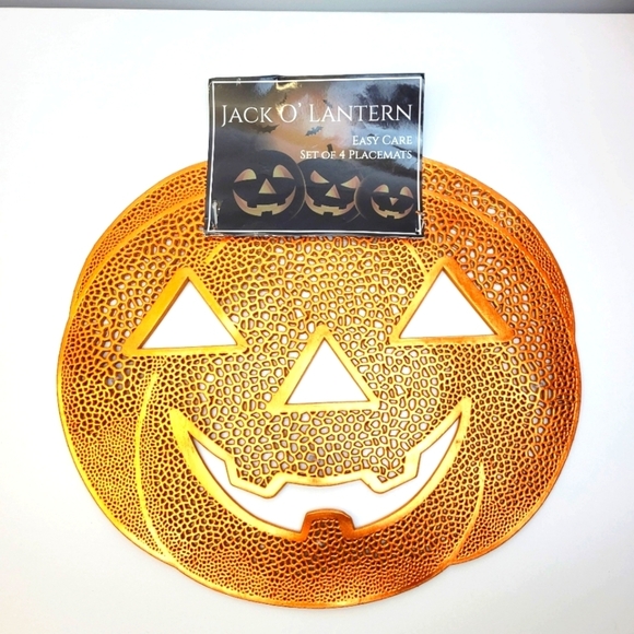 Jack o lantern placemats pumpkin placemats - Picture 1 of 5